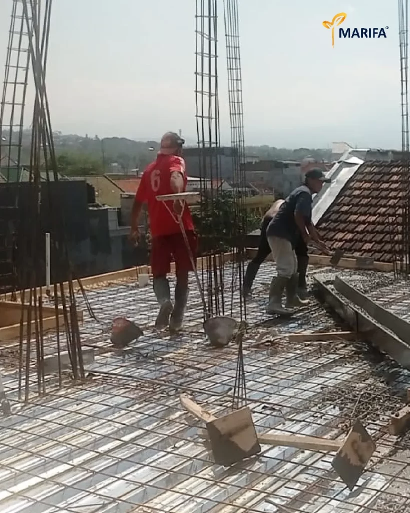 Progress Pengerjaan Bangunan Kost 2 Lantai Di Malang 2