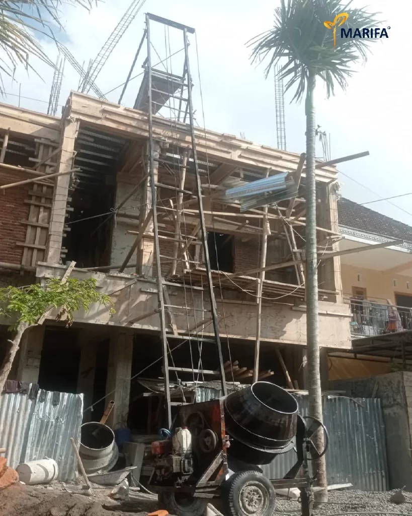 Progress Pengerjaan Bangunan Kost 2 Lantai Di Malang 8